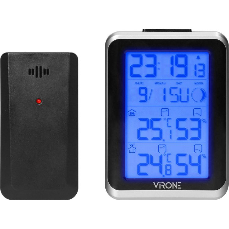 Tootefoto - Orno ilmajaam Multifunktsionaalne juhtmevaba ilmajaam