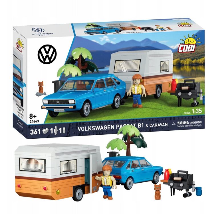 Tootefoto - Volkswagen Passat B1 koos haagissuvilaga