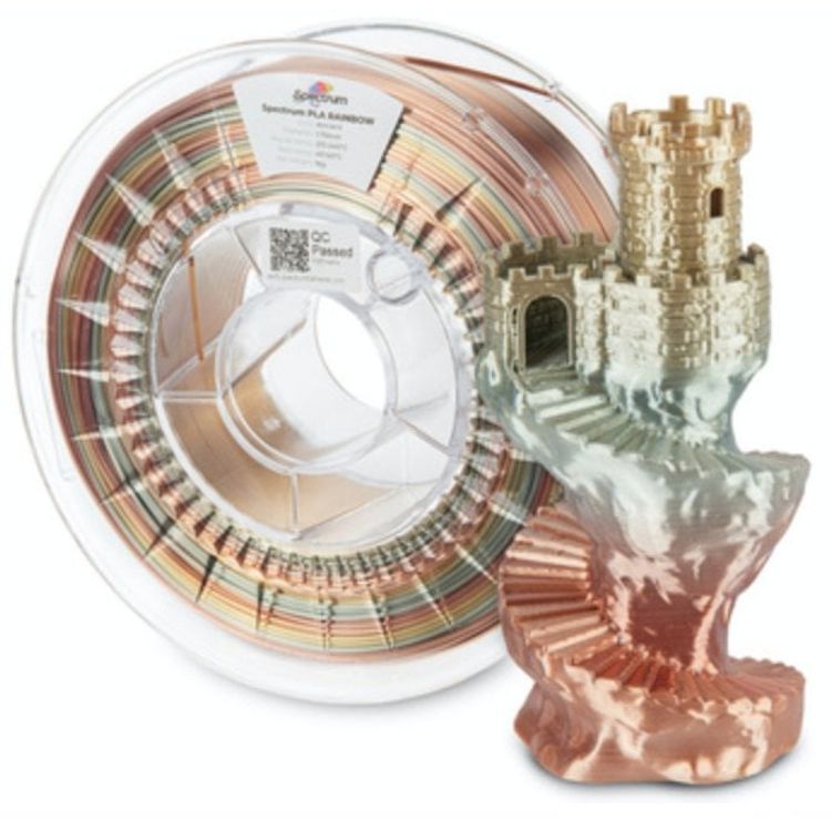 Tootefoto - Spectrum 3D h gniit, PLA Silk Rainbow, 1,75 mm, 1000 g, 81021, iidne
