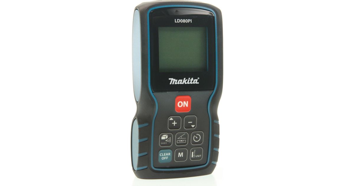 Makita LD080PI distance meter Black, Blue 80 m - Cross & line