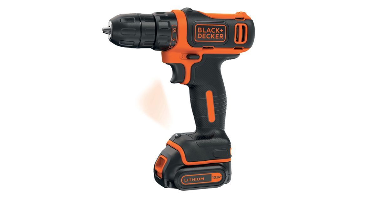 Black & Decker Bdcdd12kb-qw Cordless Impact Drill Orange