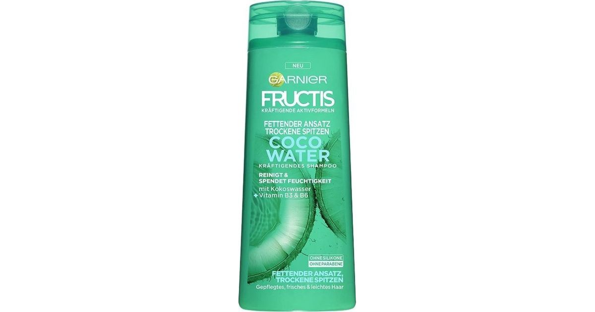 Garnier (DE) Garnier Fructis, Coconut Water Shampoo for greasy hair and dry ends, moisturizing