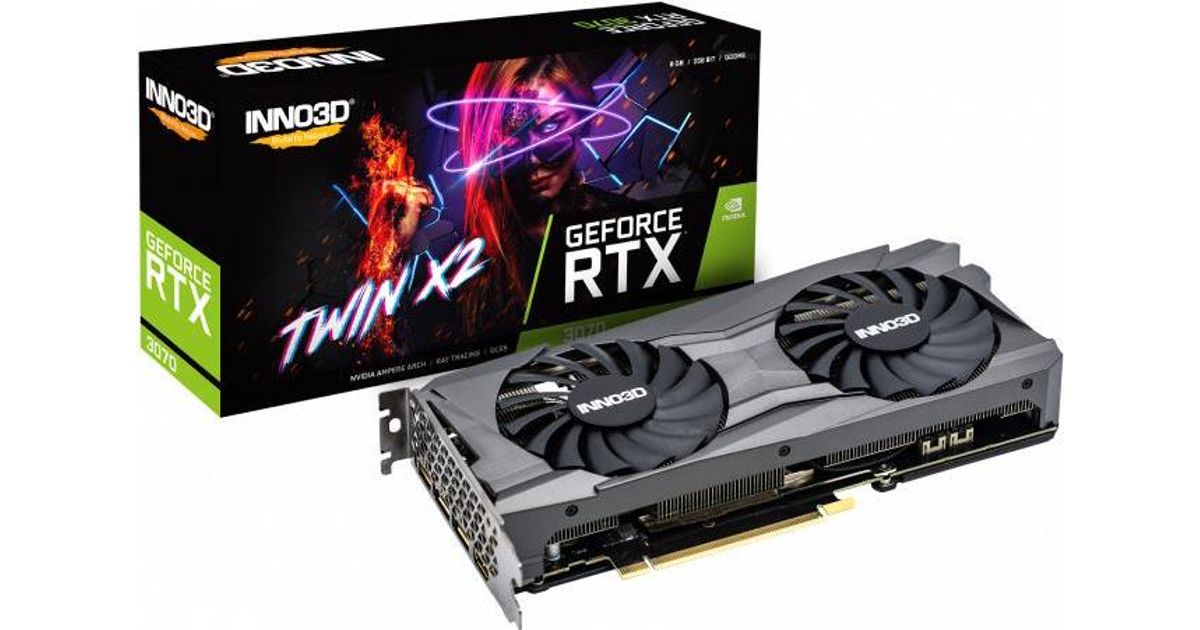 Inno3D GEFORCE RTX 3070 TWIN X2 LHR NVIDIA 8 GB GDDR6 - Näytönohjaimet ...