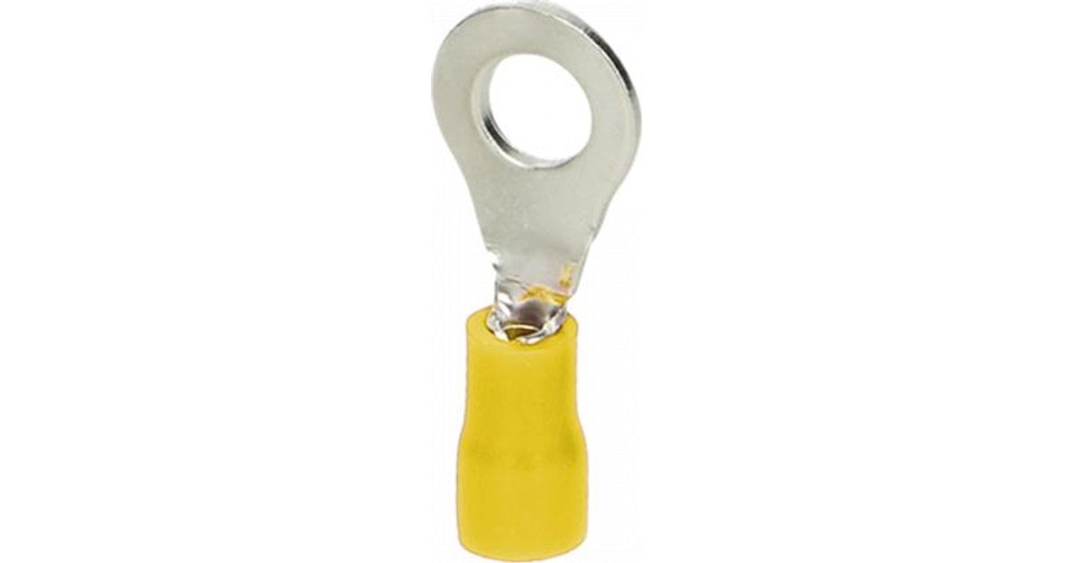 Orno Insulated ring terminal, maximum crosssection 6mm?, Screw eyelet