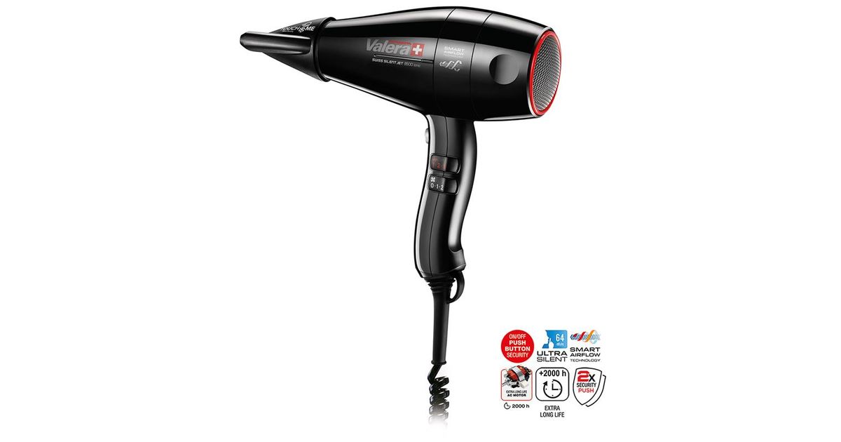 Hair dryer Valera Swiss Silent Jet 8500 Push - Hairdryers - Hair products -  Beauty and wellness - MT Shop