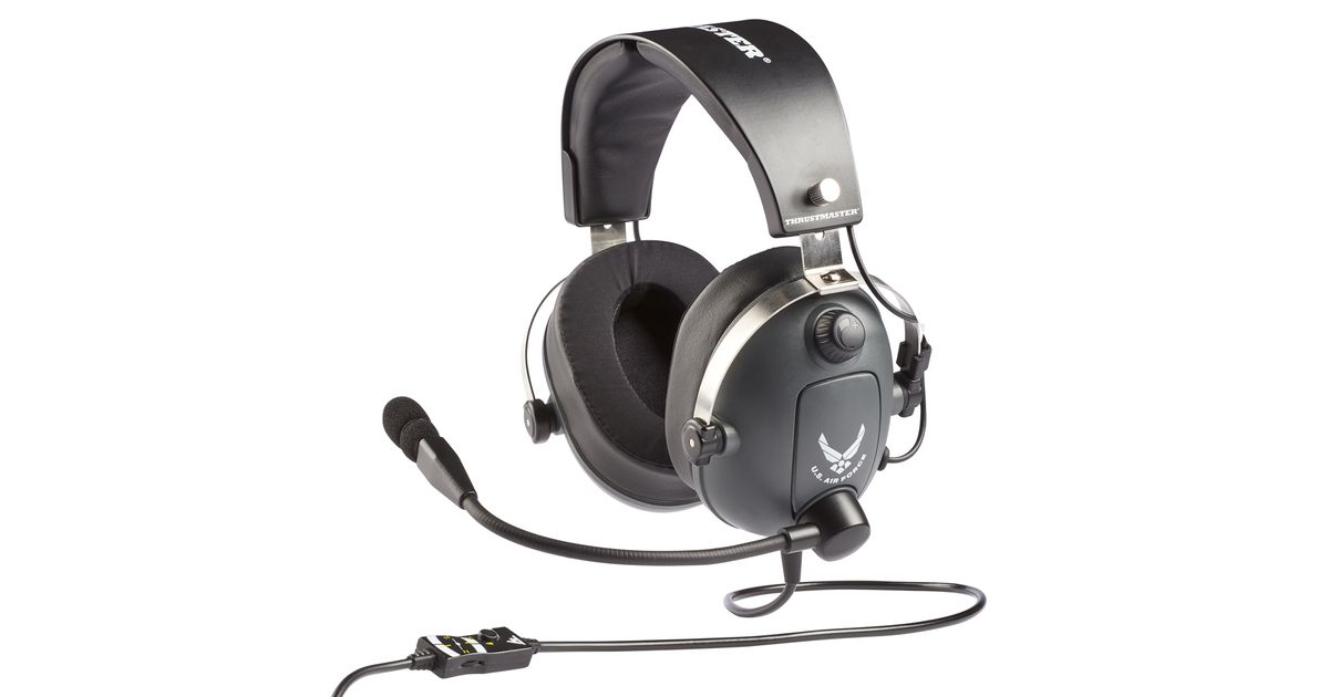 Thrustmaster 4060196 headphones headset Wired Aviation Air traffic