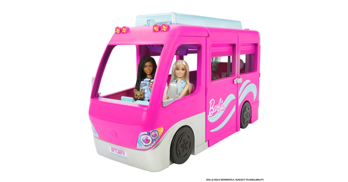 Barbie camper toys hotsell