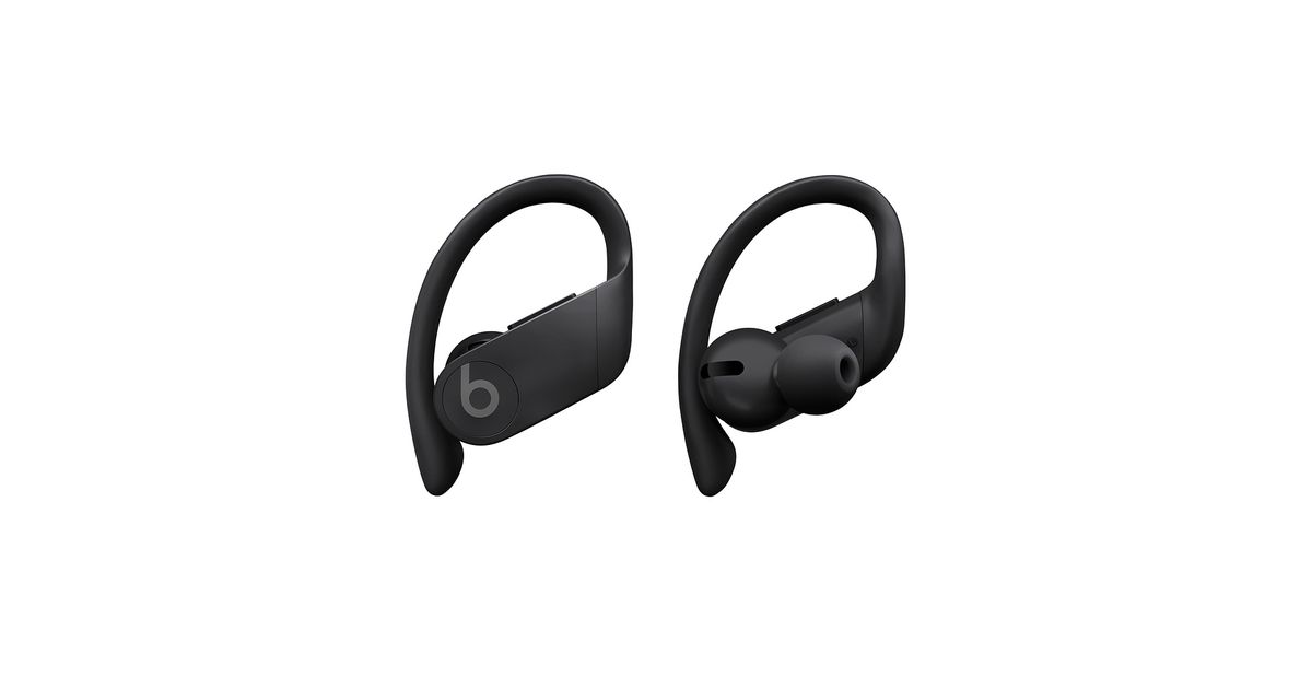 Apple Powerbeats Pro Headphones Wireless Ear hook In ear Sports Bluetooth Black Bluetooth heaphones Headphones Audio video MT Shop