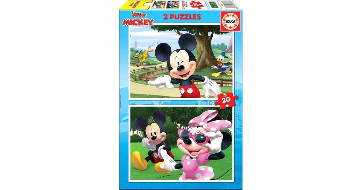 Educa Puzzle 2x20 Mickey Mouse and friends G3 - Pusled - Lauamängud ja ...