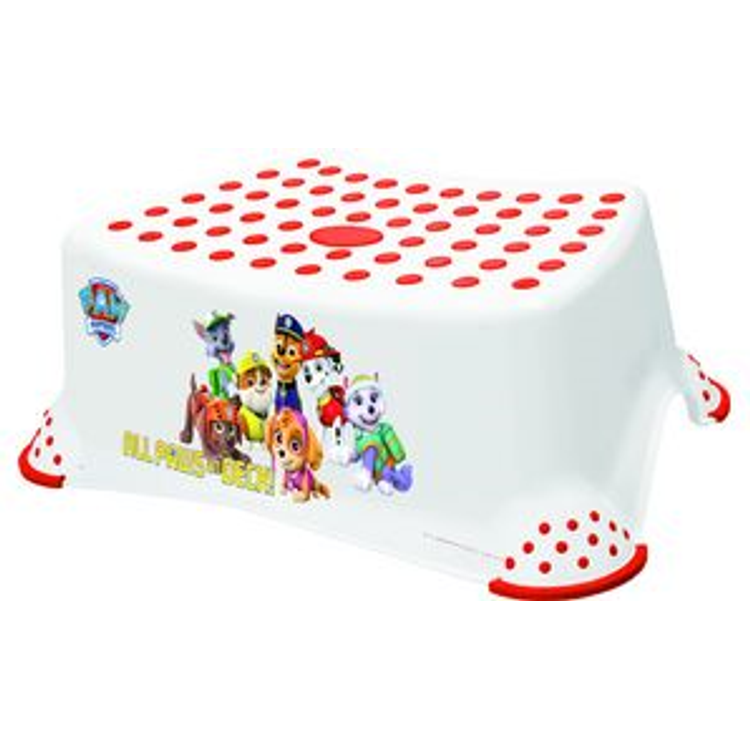 Tootefoto - keeeper kids Tritthocker tomek Paw Patrol, wei mit Aufdruck, Tragkraft: 100 kg, Oberfl che und F e - 1 St ck (1843110013700)
