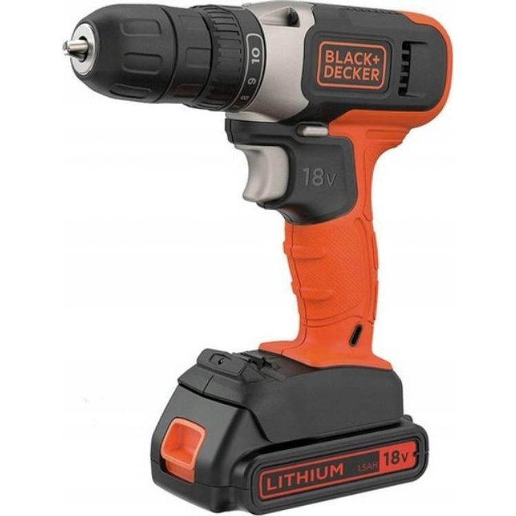 Tootefoto - Black+Decker BCD003C2K-QW Schlagbohrmaschine 18V inkl. Koffer (BCD003C2K-QW)