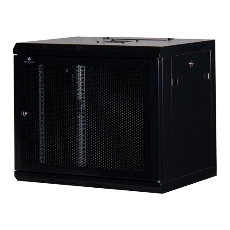 Tootefoto - Rockstable RS19-6409PP p stik 9U Seinale monteeritav riiul Must