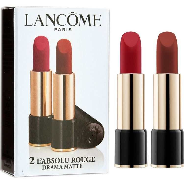 Tootefoto - Lancome Set Duo, Lancome, L`Absolu Rouge, matt, kreemjas huulepulk, 290, draama, 2 tk, 3,4 g naistele
