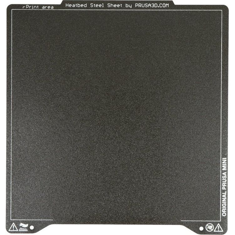Tootefoto - Prusa PEI vedruterasest plaat - Prusa Mini+ printeritele - tekstureeritud}