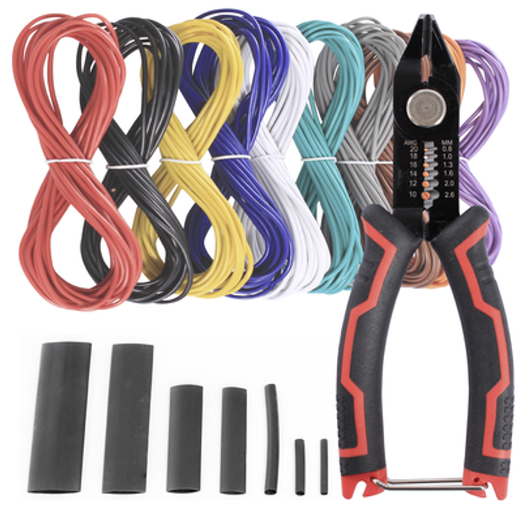 Tootefoto - Quadrios 23T039 Stranded Wire (Assorted) 0.25 Mm 1 Set