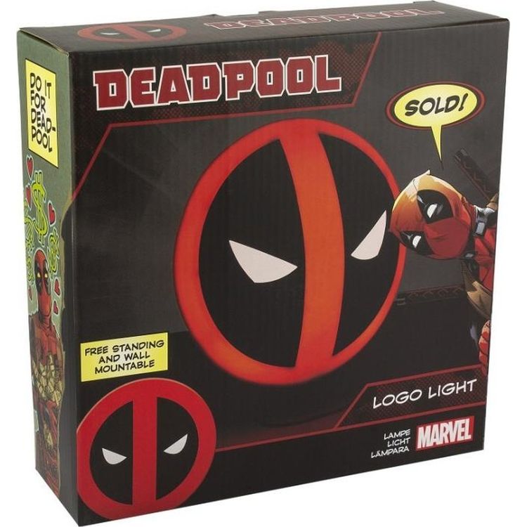 Tootefoto - Paladone PALADONE Marvel Deadpool seina- ja laualamp - Logo