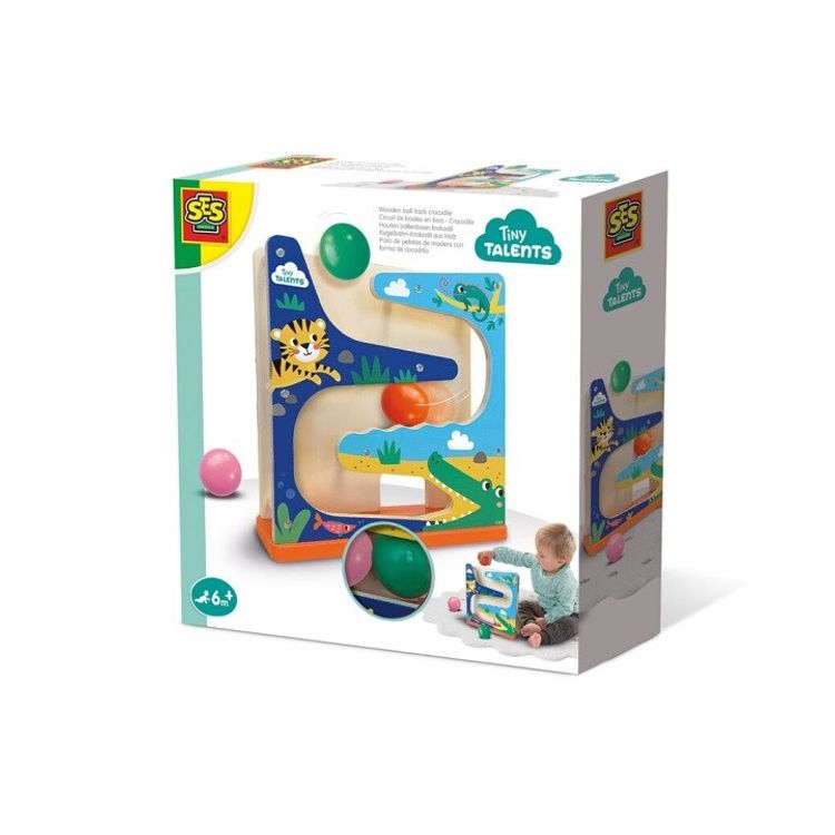 Tootefoto - SES Crocodile Track with Wooden Ball 13144 31449