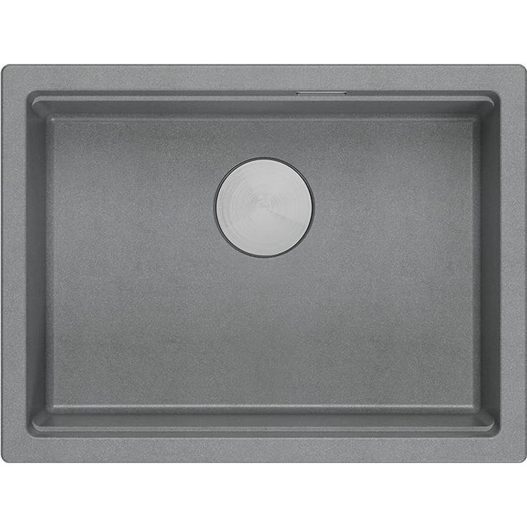 Tootefoto - GraniteQ LOGAN 100 valamu GraniteQ h bekivist valamu 59,5x45,1x21,5 cm 1-kauss riputatud k sitsi sifooniga roostevabast terasest