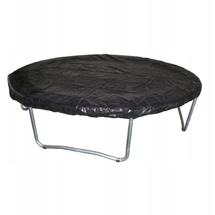 Tootefoto - Musta tahke kubispordi 429 cm trampliini kaitsev tarpauliini kate
