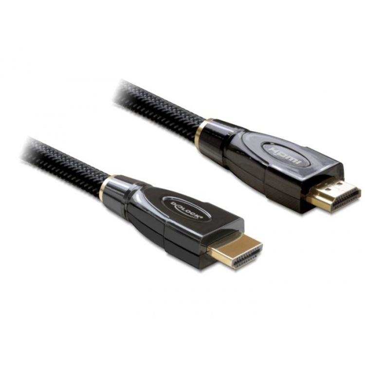 Tootefoto - DeLOCK 2m HDMI AM/AM HDMI-kaabel HDMI t p A (Standard) Must