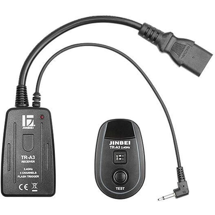 Tootefoto - Jinbei TR-A3 4-kanaliline raadiov rgu p stik