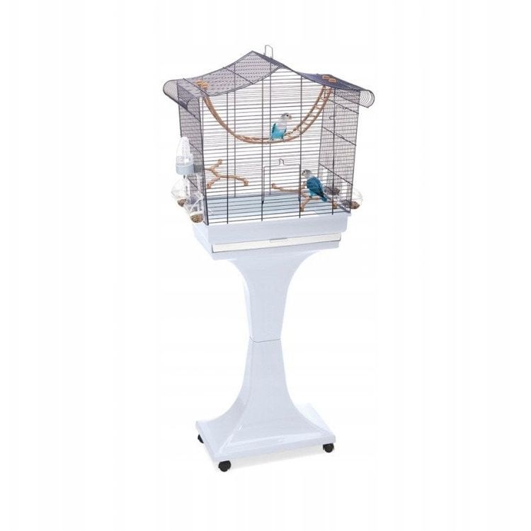 Tootefoto - Sofia, klatka, dla ptak w, jasnoniebieska, 62,5x33x61/132 cm, na k kach