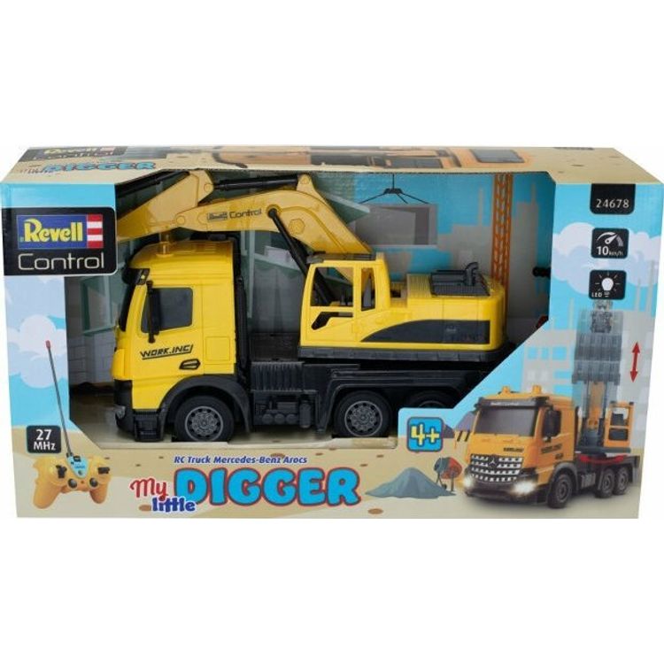 Tootefoto - REVELL 24679 Truck radio car Mercedes-Benz Arocs "My little Digger"