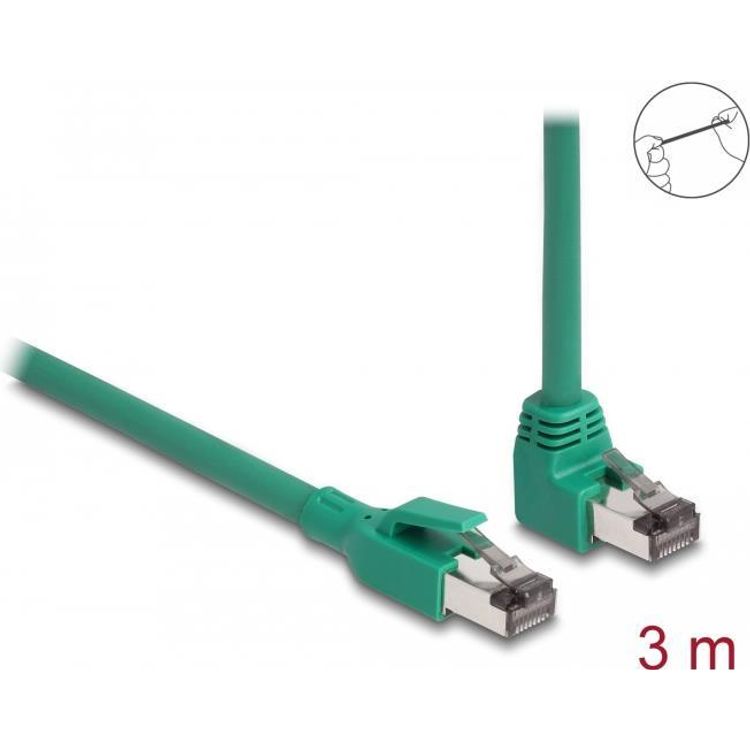 Tootefoto - DeLOCK 80124 v rgukaabel Roheline 3 m Cat6 SF/UTP (S-FTP)