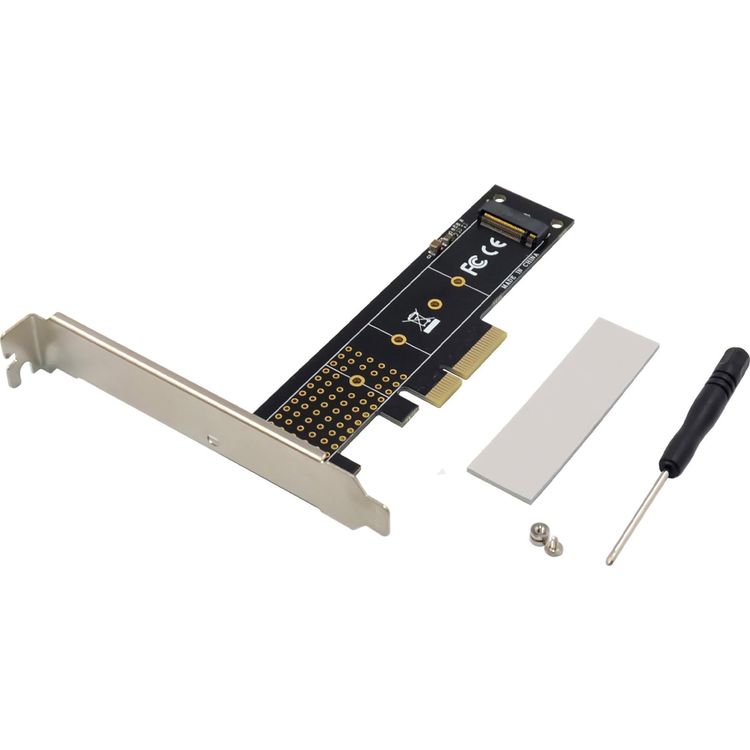 Tootefoto - InLine Schnittstellenkarte PCIe x4 zu M.2 NVMe Key M 22110 Low-Profile (76619I)