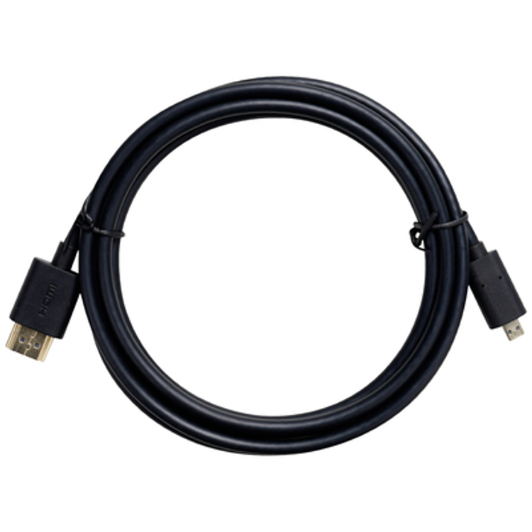 Tootefoto - Obsbot Hdmi Cable Hdmi-Micro-D Plug, Hdmi-A Plug 1.50 M Black 230373 Hdmi Cable