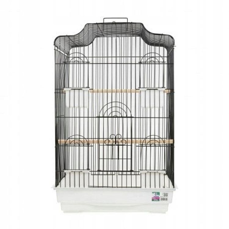 Tootefoto - Lindude puuri, mustvalged, h mar. 46,8 x 35,5 x 71,5cm