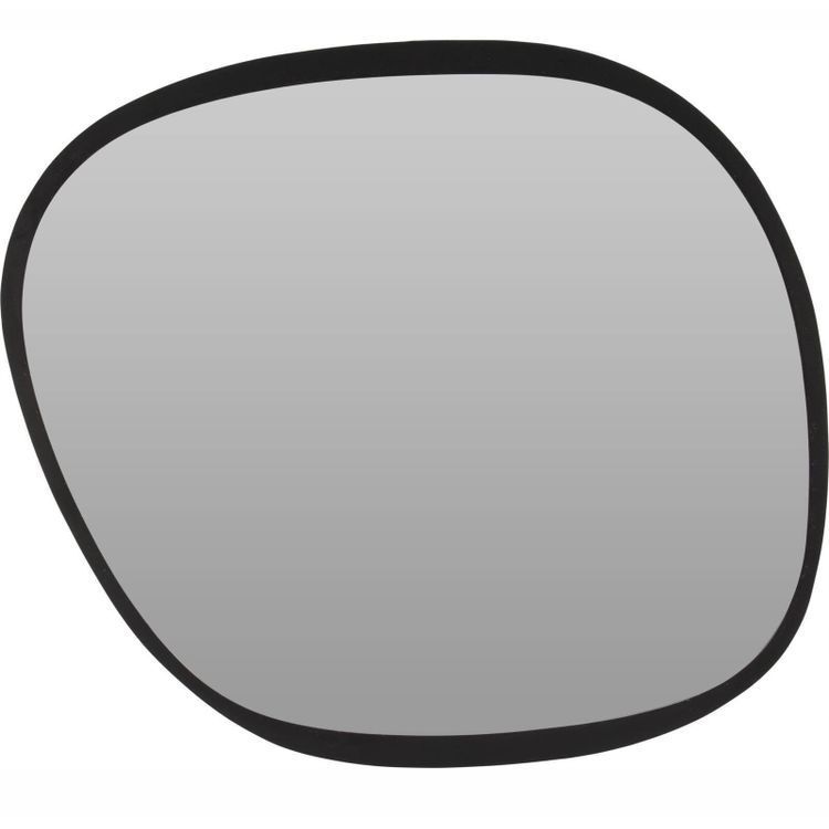 Tootefoto - Home Styling Collection Musta raami kujuga peegel 54 x 47 cm