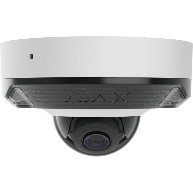 Tootefoto - Ajax HL kaamera kuppel (klaasist) DomeCam Mini (5 Mp/4 mm) (8EU) valge