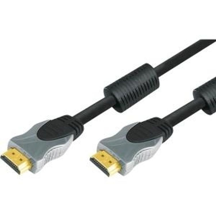 Tootefoto - Tecline 1.0m, HDMI - HDMI HDMI-kaabel 1 m HDMI t p A (Standard) Must