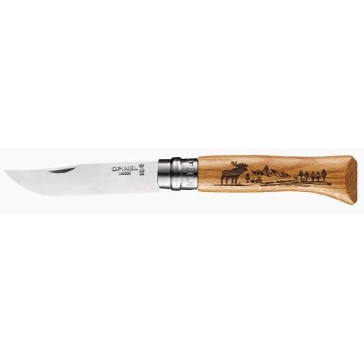 Tootefoto - Opinel Knife Animalia tamm p der 08 Blister