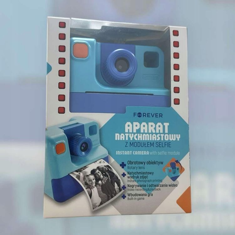 Tootefoto - Atmosphera Forever digikaamera Kiirkaamera selfie-mooduliga ICS-03 sinine