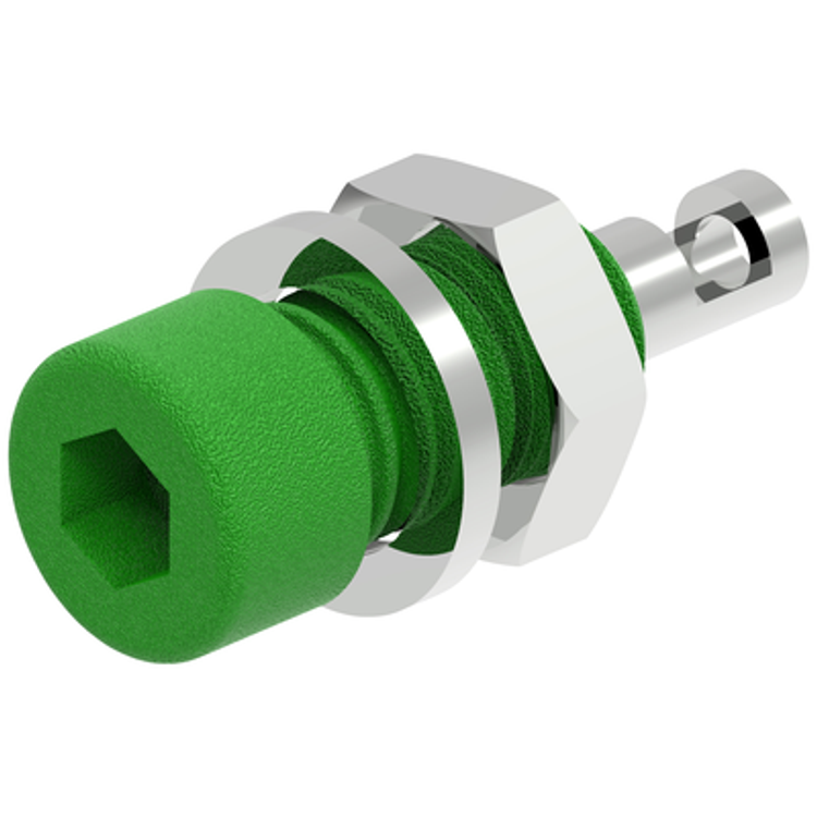 Tootefoto - Electro Pjp 224-M5-C-Cd1-V Jack Socket Pin Diameter: 2 Mm Green 1 Pc(S)