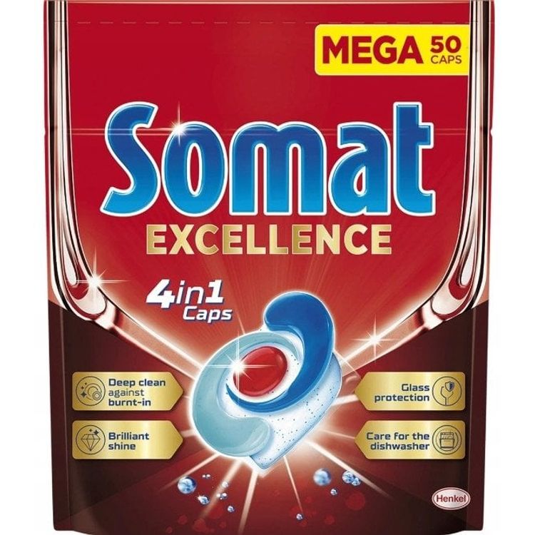 Tootefoto - Dishwasher capsules Somat Excellence, 50 pcs
