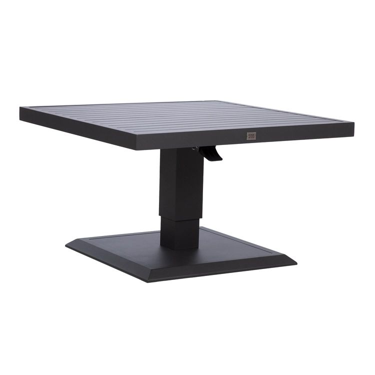 Tootefoto - Laud TOMSON 85x85xH52-75cm, tumehall