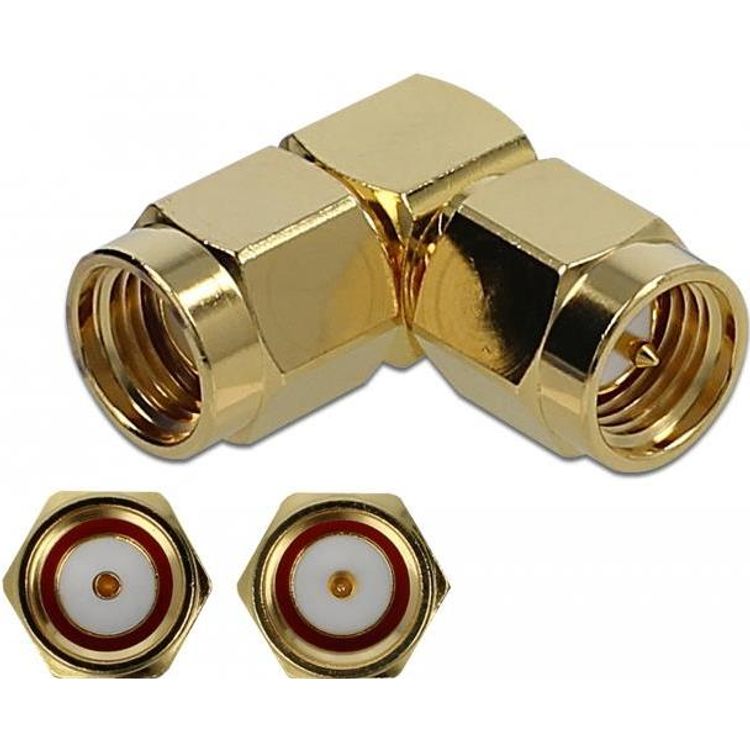 Tootefoto - DeLOCK 89951 juhtmepistmik SMA, RP-SMA Kuld