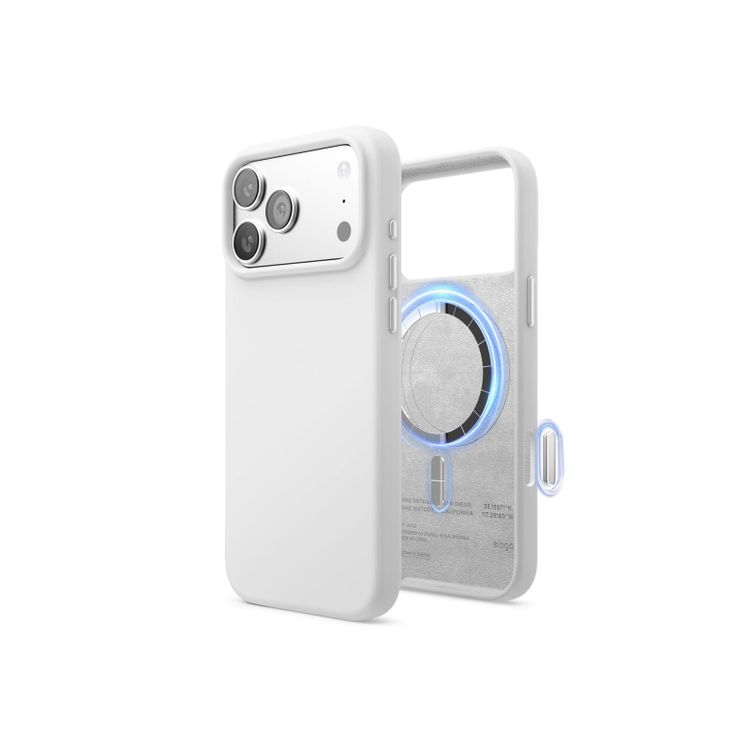 Tootefoto - Elago Magsafe Silicone Case for iPhone 17 Pro Max White