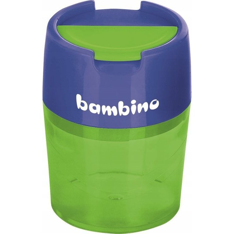 Tootefoto - Double metal sharpener with cap. (12pcs) BAMBINO