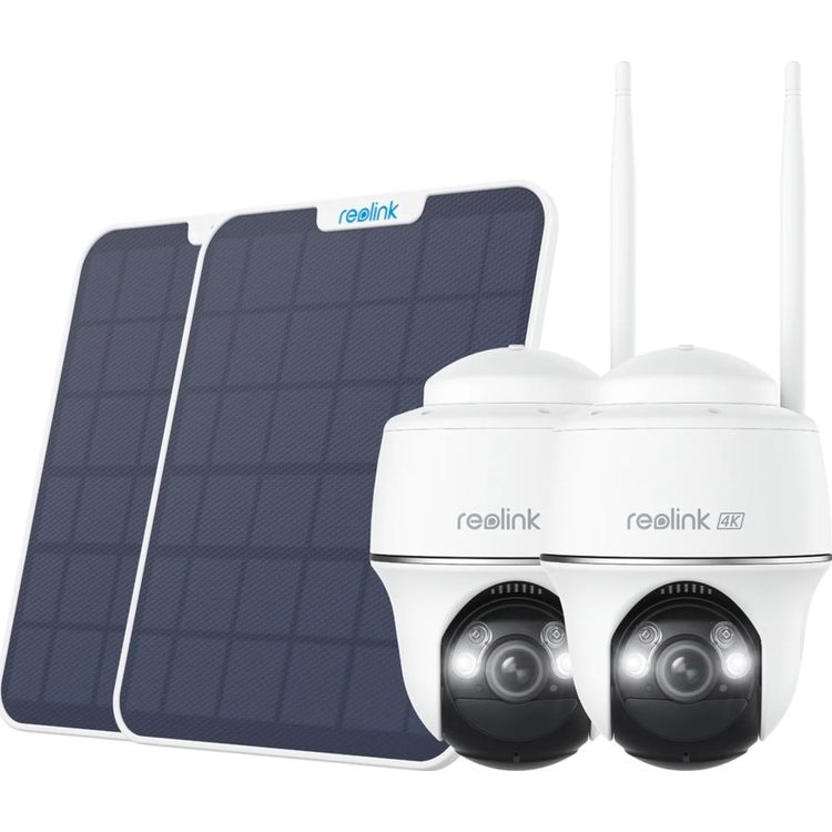 Tootefoto - Reolink IP kaamera Reolink 2x B440 aku-WiFi + 2x p ikesepaneel wei