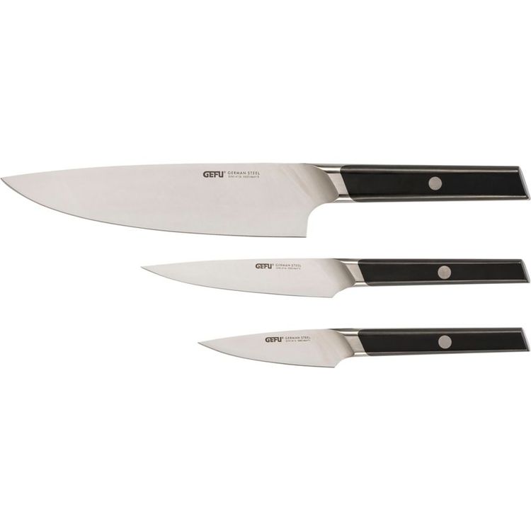 Tootefoto - Gefu ACURO Knife-Set 3-pcs. Chef , All-Purpose & Vegetable Knife