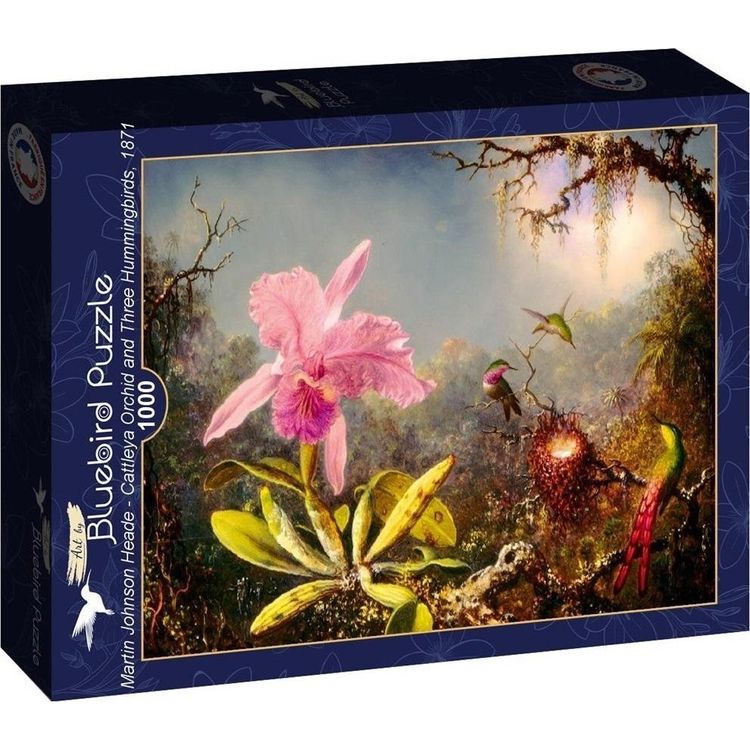 Tootefoto - Pusle 1000 Orhidee ja kolm koolibri, Heade 1871