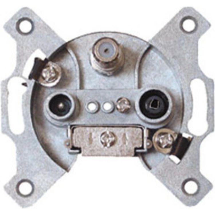 Tootefoto - ShiverPeaks S/CONN maximum connectivity Antennensteckdose, BK+SAT, Durchgang digi, Sonder., R ck., DC, 10 dB, 3-fach (83905-10DCL)