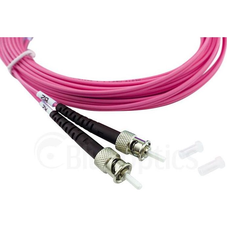 Tootefoto - BlueOptics SFP3133FU1MK kiudoptiline kaabel 1 m LC/UPC ST/PC OM4 Magenta