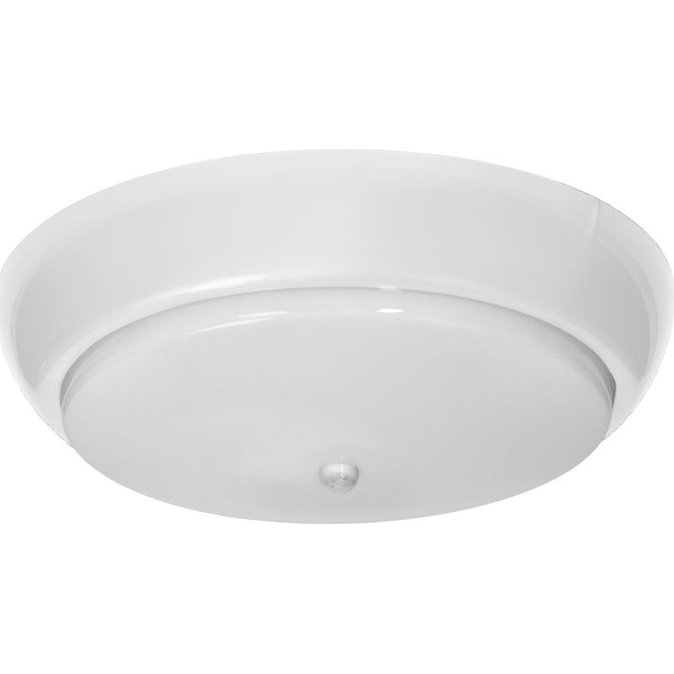 Tootefoto - Orno KOKO oprawa 2xE27 z czujnikiem ruchu PIR, 2x40W, bia a-polipropylen, klosz matowy-poliw glan, IP44, IK10