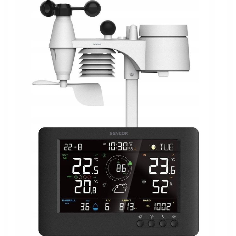 Tootefoto - Sencor SWS 9500 Stacja pogody PRO 8w1 WBGT