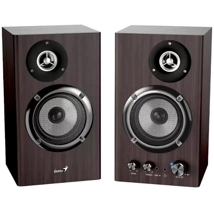 Tootefoto - GENIUS reproduktor SP-HF1812BT, BT, 3,5 mm pesa, 50 W, tmav d evo